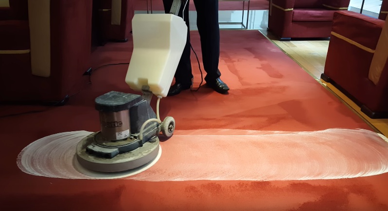 Hot water extraction - London hotel carpets